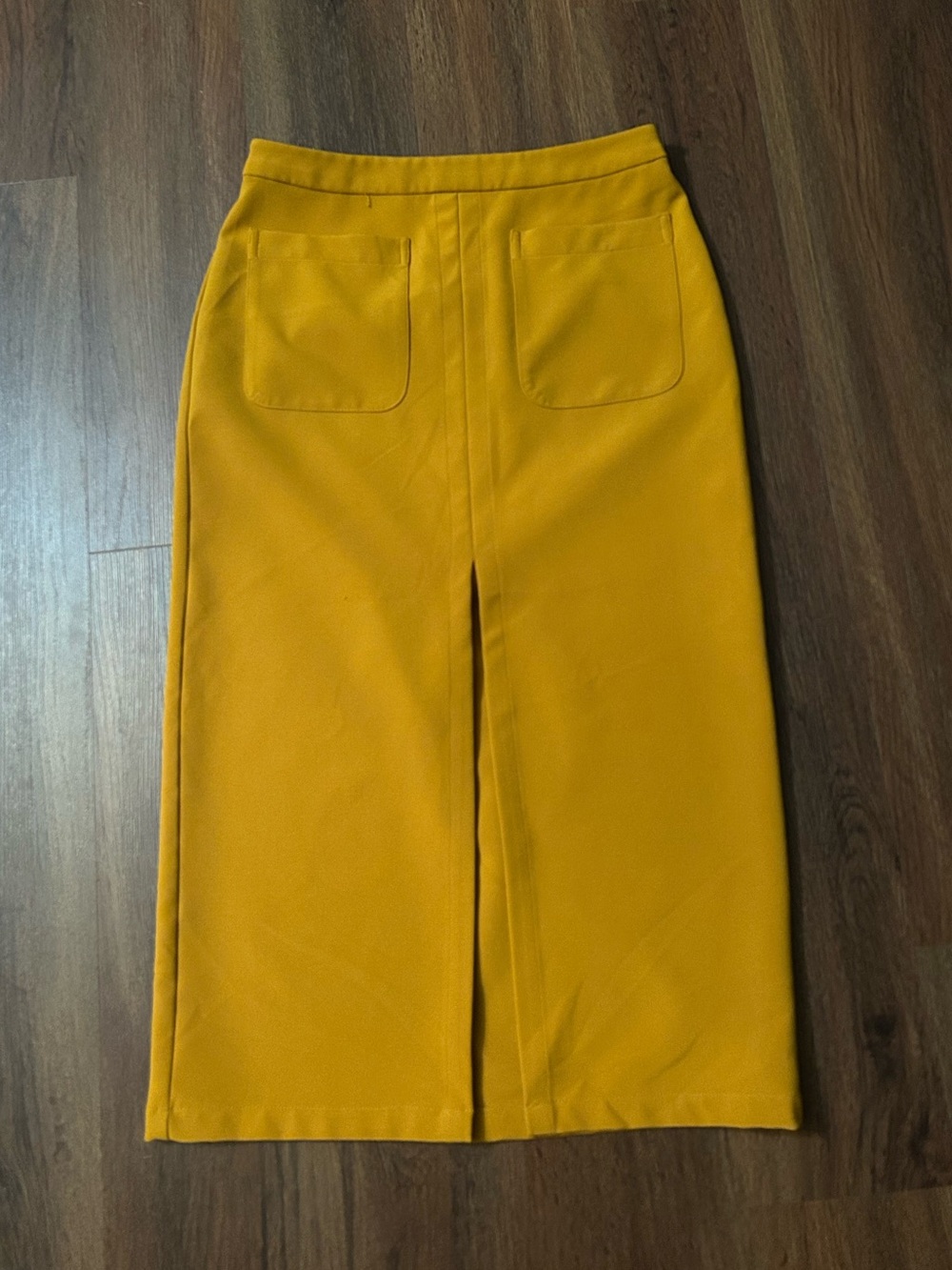 Forever 21 Contemporary Mustard Pencil Skirt Small